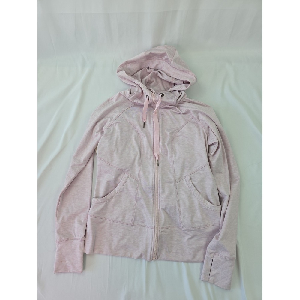 90 Degree Hoodie Womens Medium Pink Pullover Long Sleeve Stretch Flaws